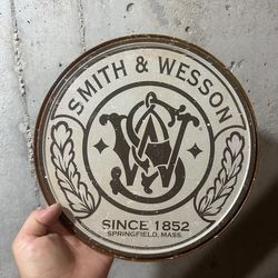 12” tin wall decor