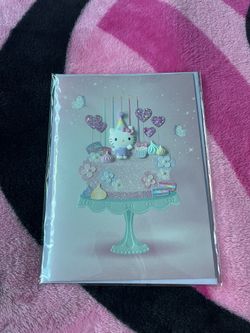 Hello Kitty Birthday Card