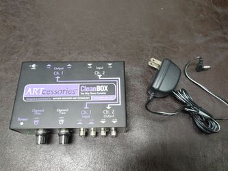 ARTcessories CleanBox Two Way Stereo Converter Adapting stereo signal from Balanced to Unbalanced and Vice-Versa)