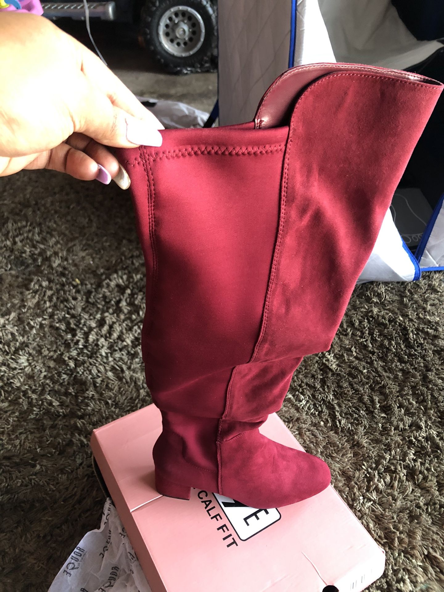 Wide calf tall boots size 10