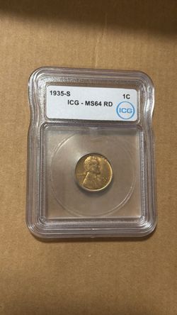 1935-S Lincoln Cent ICG MS64 RD