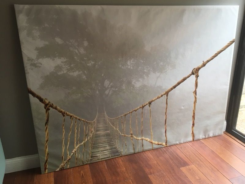 IKEA Large Canvas Wall Art “Jungle Journey” by Skip Nall 125 for Sale