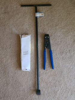 Pex crimping tool/ water cut off key