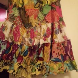 Women's Cute Cotton Summer Skirt Medium 