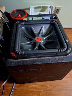 Single  L7 "15 Solo Baric  with Pro Rhino Box and 1000 watt Memphis amp