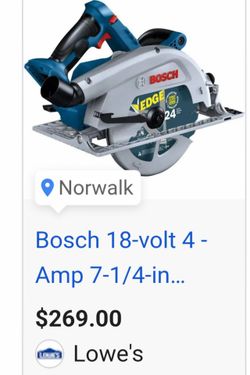 Bosch circular saw brand new