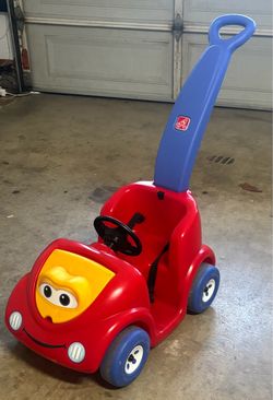 Step2 Push Around Buggy Kids Push Car, Toddler Ride-On Toy wit h Seat Belt and Horn, R