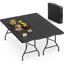 2 Piece 6 Ft Folding Table
