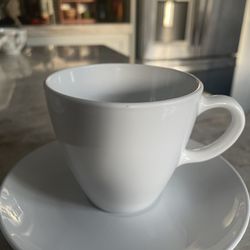 4 Centura By Corning Coffe/tea Cup And Saucer Set