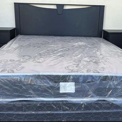 Set Queen Size Mattress And Box Spring 