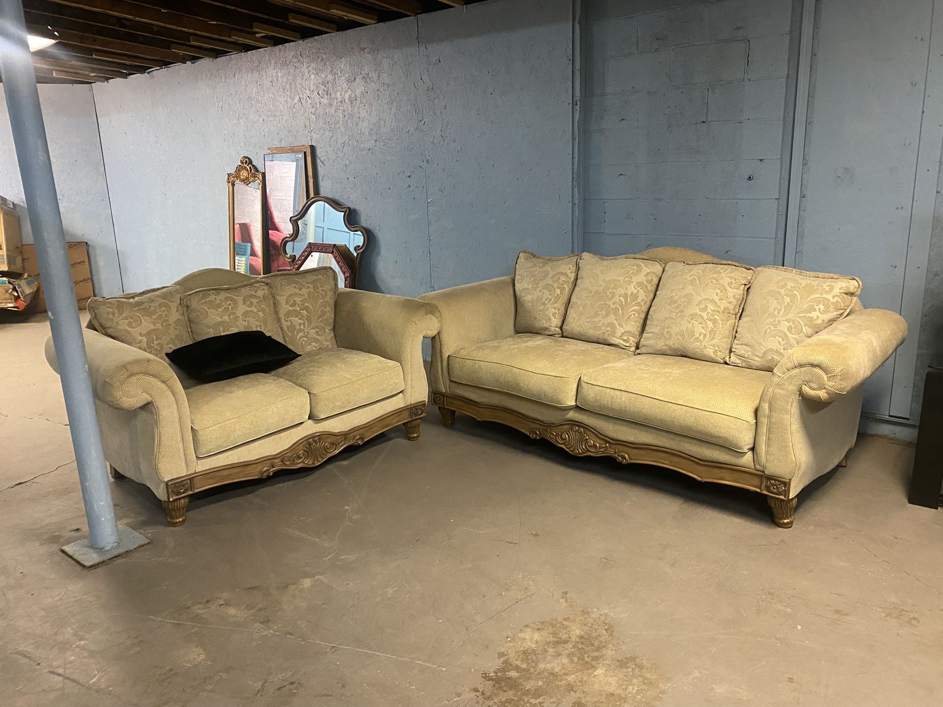 Elegant Sofa Loveseat Couches Set (Delivery available, See details)
