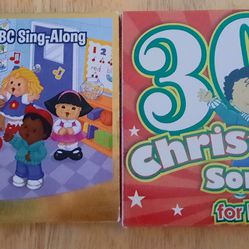 New Lot Of (2) Children CD's Fisher Price Little People 32 ABC Sing-Along Gold Edition And 30 Christmas Songs For Kids
