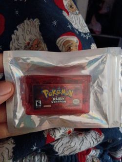 Pokémon Ruby Version Game Boy Advance Cartridge
