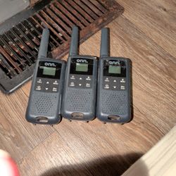 Set Of 3 Working Walkie Takies