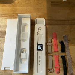 Apple Watch Sport 38mm Aluminum Case White Sport Band - (MJ2T2LL/A)