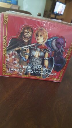 1992 series fantasy collectors cards 36 packs in box 16 in each pack selling whole thing hoping to get 40 obo