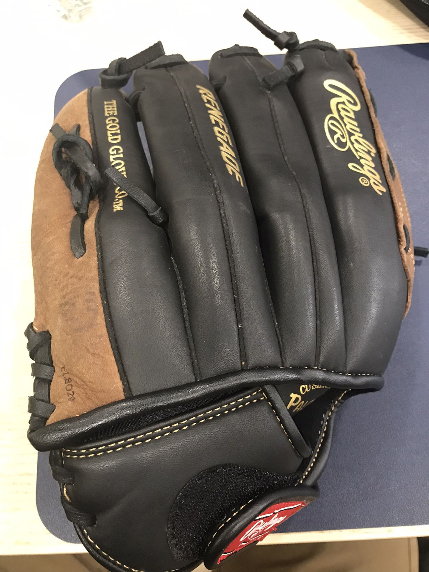 RAWLINGS Renegade Series Baseball Glove R125BRB 12.5" palm pad