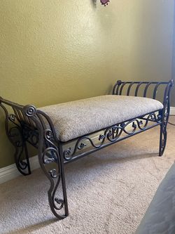 Bench metal and fabric