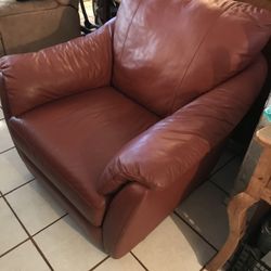 GENUINE LEATHER SOFA- EXCELLENT  CONDITION 