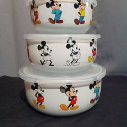 Disney's Mickey Mouse Illustrated Evolution Bowl set