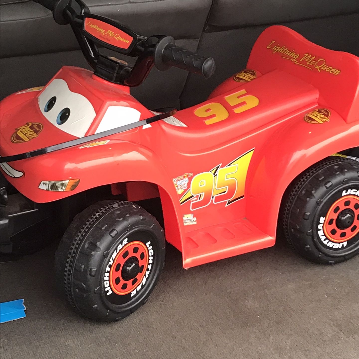 Lightning McQueen Lil Quad Electric Kids Ride On Cars Power, 54 OFF