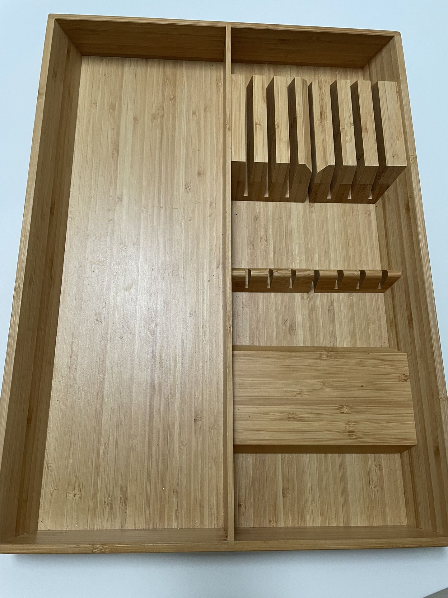 IKEA VARIERA Bamboo Utensil Knife Tray Kitchen Drawer Organizer #22806