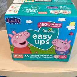 Peppa Pig Pull Ups - Pampers - 3T/4T - 66 Count - New In Box