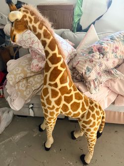 Giant Stuffed Giraffe Lifelike