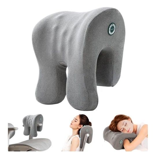 Headrest Office Chair Neck Pillow Support Memory Foam Neck Support Supportive Headrest Pillow for Pressure Relief,Elbow Pillow for Office Chair, Impro
