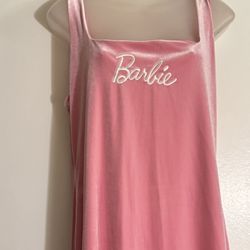 Forever 21 Plus Barbie Pink Velvet Dress 1X