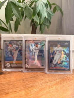 Yoshinobu Yamamoto Topps dodgers RC 2024, 2025, 2026