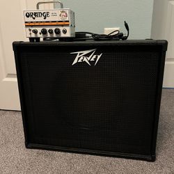 Peavy 1x12 and Orange Micro Terror Head