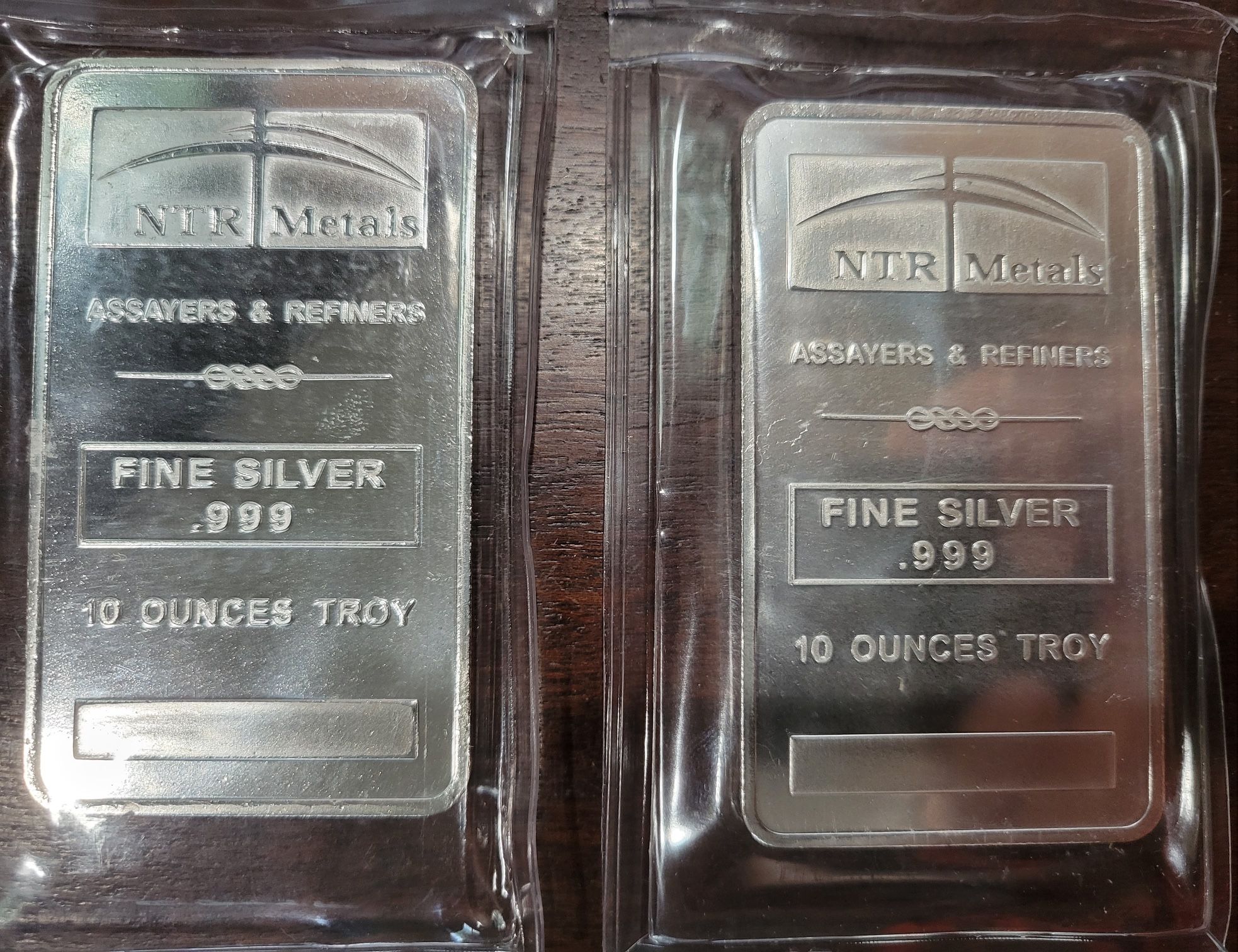 Silver 10 oz Bars