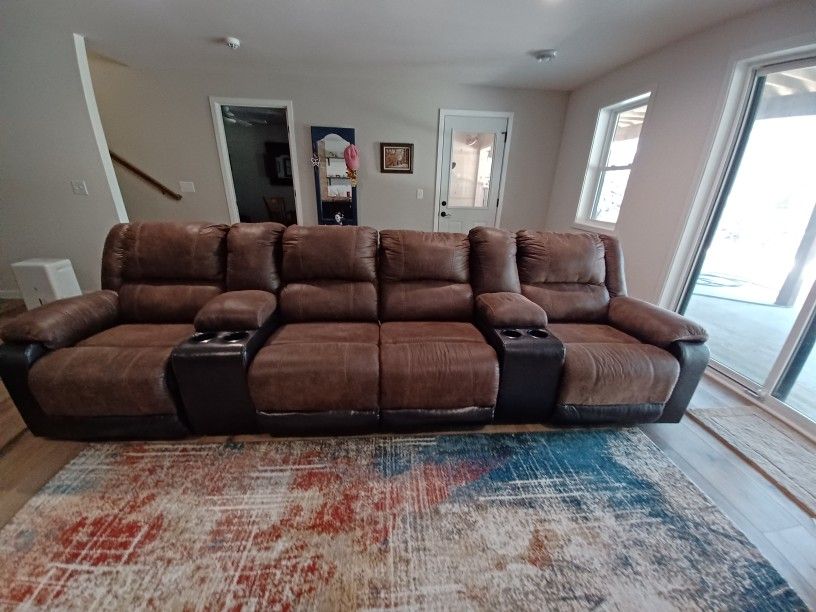 Sectional Couch For Sale..reclines, In Good Condition