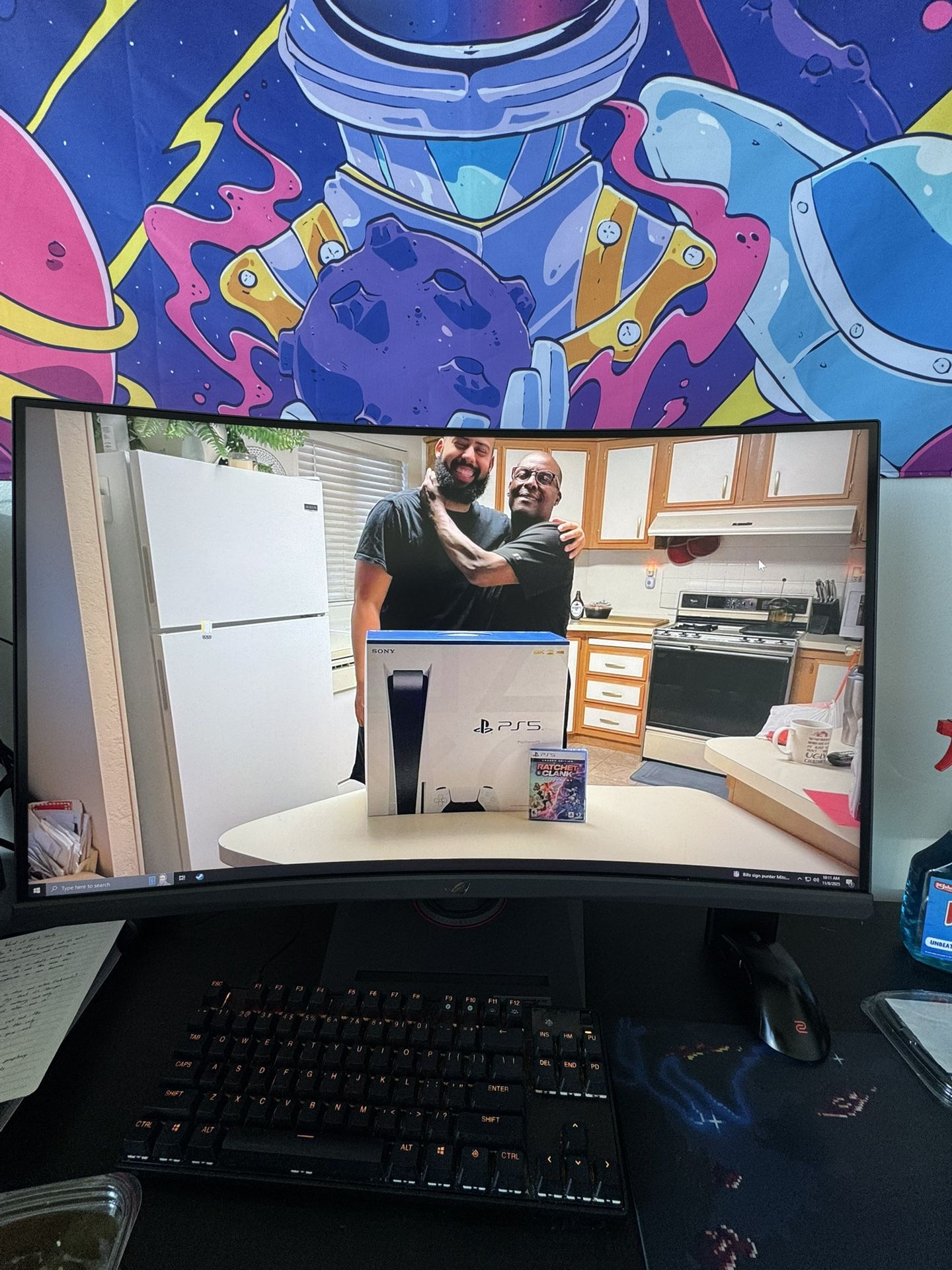 Asus 1440P 180Hz Monitor 32Inch (Curved)