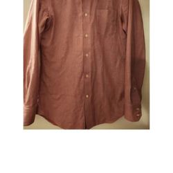 Red Banana Republic Non-Iron Tailored Slim Fit Long Sleeve Button Down