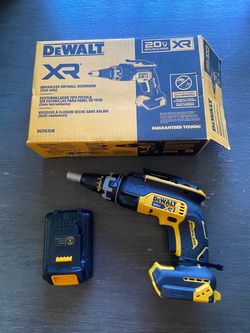 DeWalt 20V XR Brushless Drywall Screwgun DCF630B