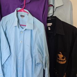Four Long Sleeved Men's Shirts