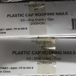 Plastic Cap Roofing Nails- Fichas Para Roofing 