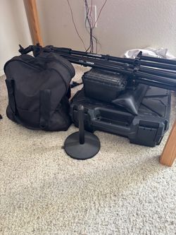 Rode podcast studio and equipment