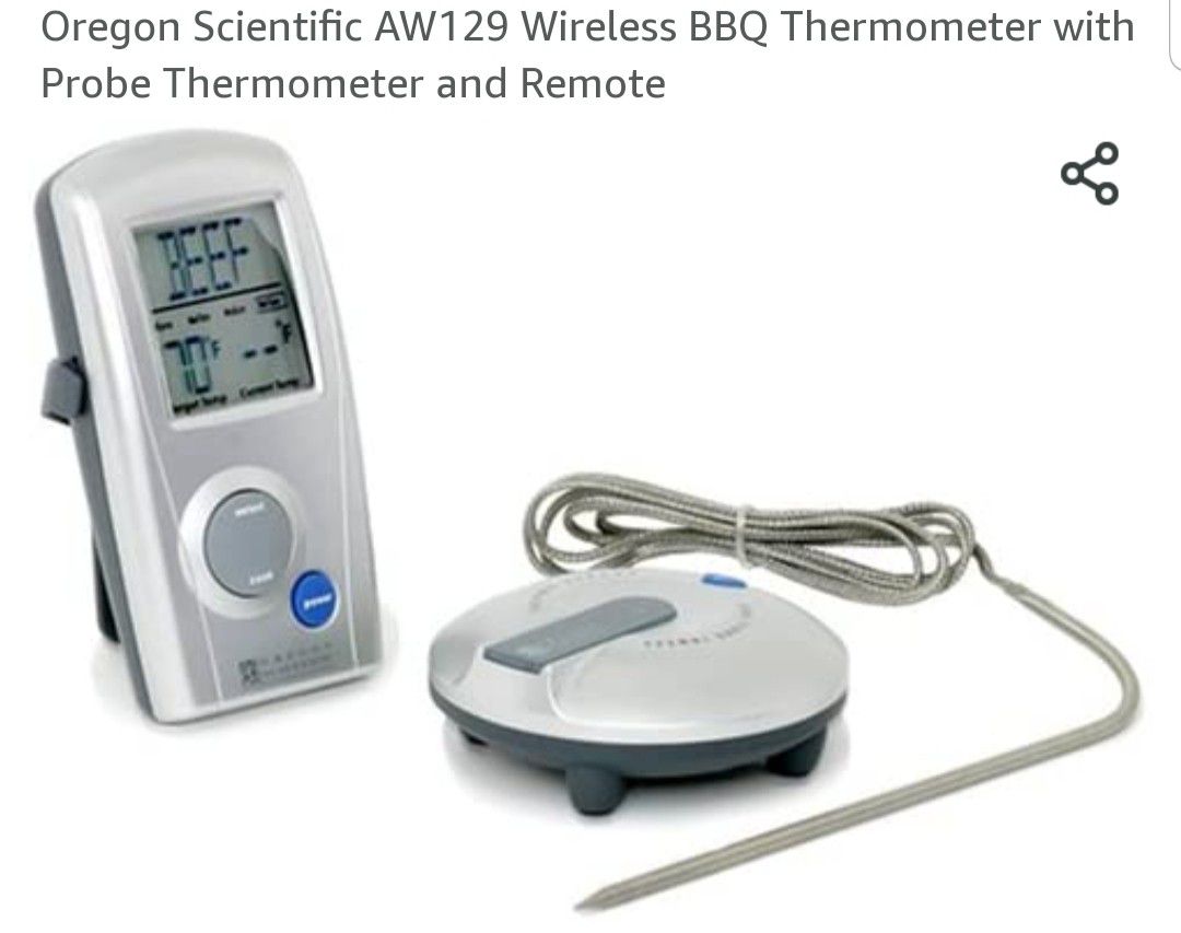 Wireless BBQ thermometer  ($72 on Amazon)