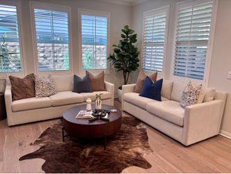 Pottery Barn Sofa and love seat - bought new 2024