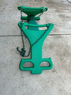 Green playground Dual ride swing glider
