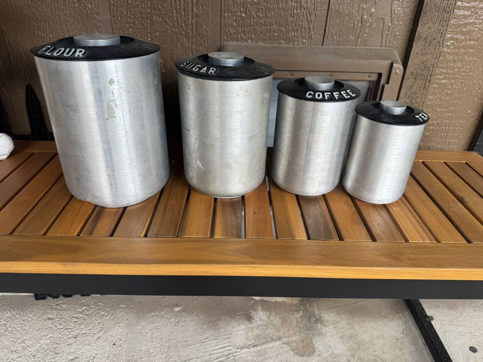 Flower Sugar Coffee Tea  Used  containers