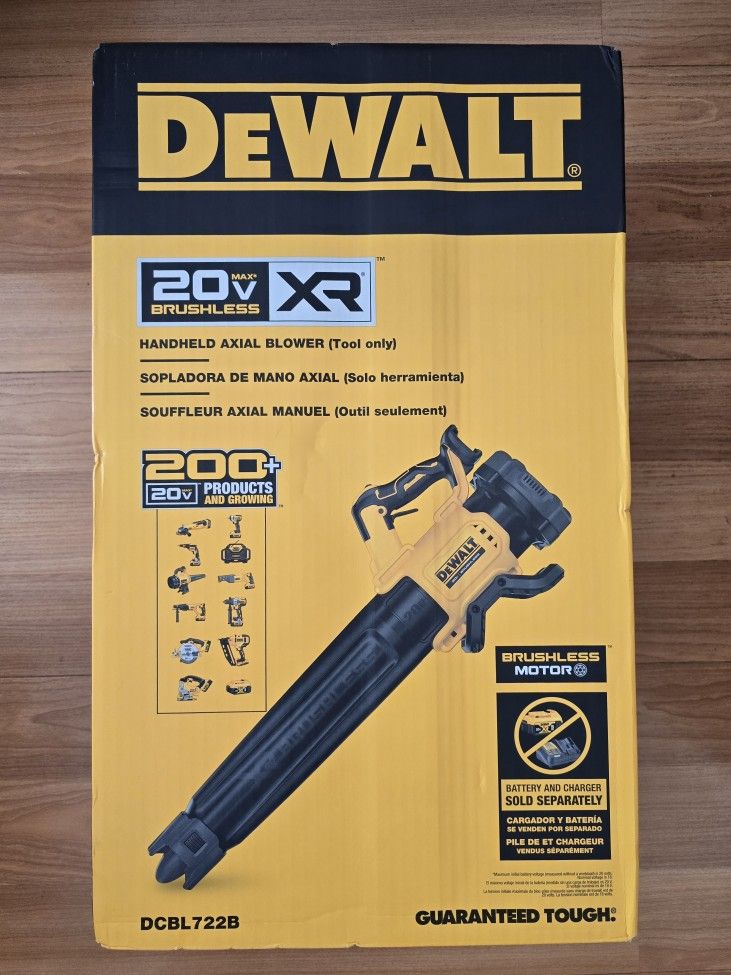 Dewalt 20v XR Brushless Blower