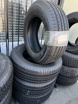265/70/18 Continental Semi New Tires Set Of 4 Installed And Balanced Set De 4 Llantas Semi Nuevas Instaladas Y Balanceadas