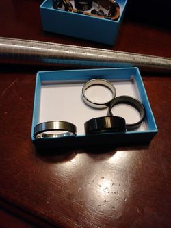 Size 14 rings stainless steel $5.00 dollars each