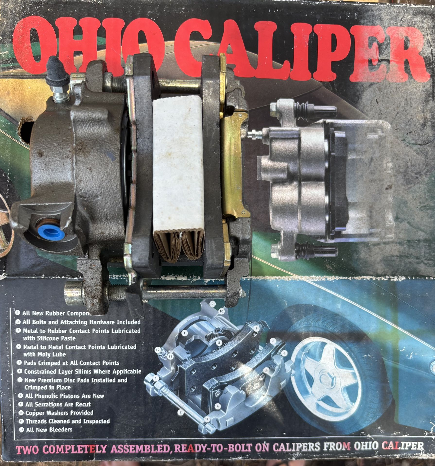 2 Disc Brake Caliper Sets