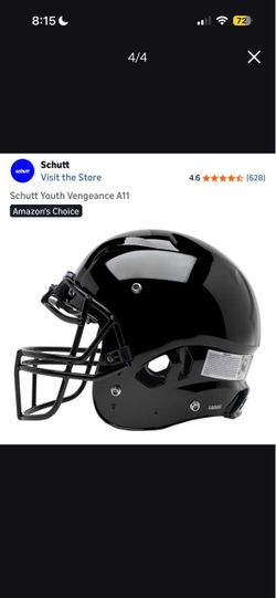 Youth football helmet