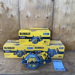 Dewalt 7-1/4” Worm Drive Style Saw Kit With Brake 60v Brushless Skill Saw Model DCS577 (Tool Only)